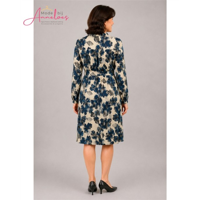 Batida Jurk bloemenprint 2652 Sapphire blue Batida Jurk bloemenprint 2652 Sapphire blue